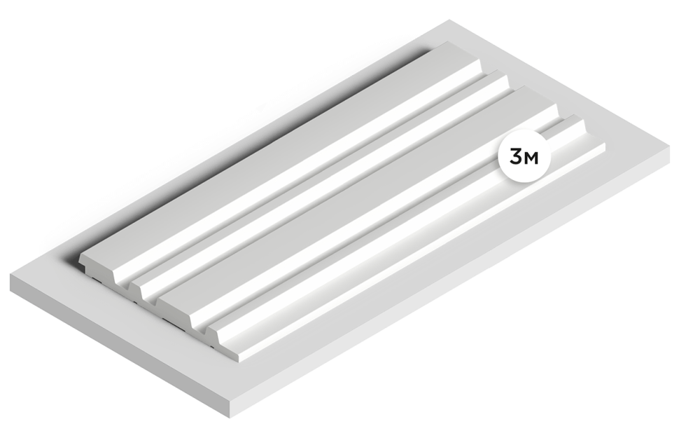 Стеновая панель HIWOOD/ХАЙВУД  LV122NP Long 3000х120х12мм